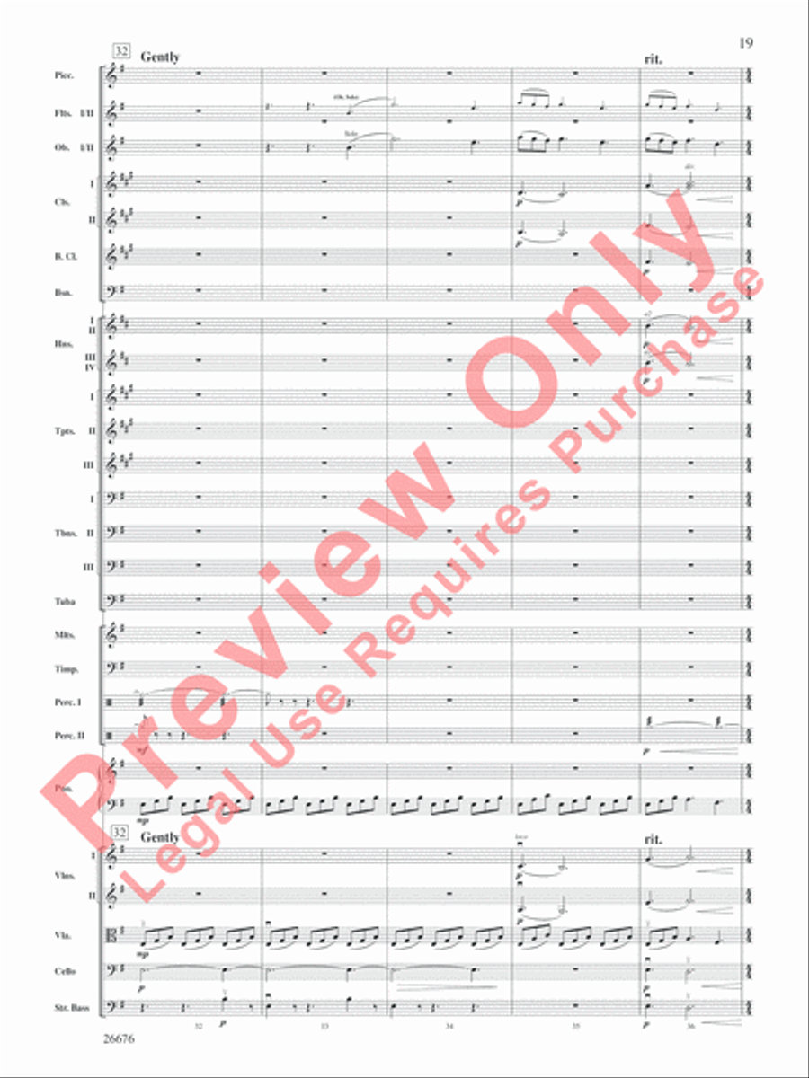 Star Wars Epic -- Part I, Suite from the Full Orchestra scores gallery preview page 20