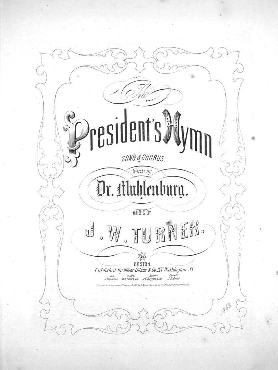 The President's Hymn. Song & Chorus