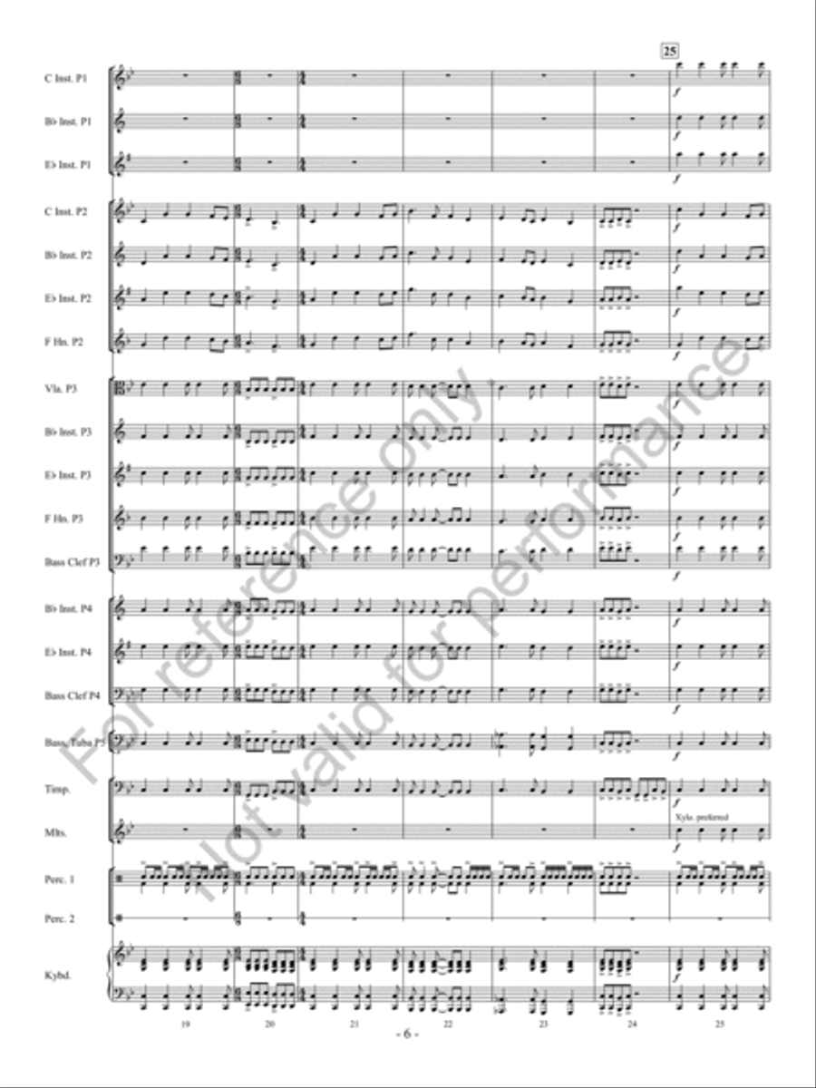Antecedium Antecedium Concert Band scores gallery preview page 7