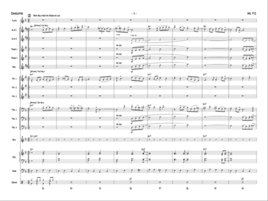 Mr. P.C. Jazz Ensemble scores gallery preview page 6