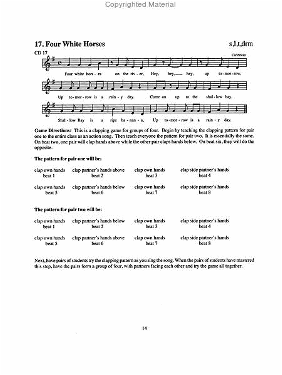 Singing Games - Volume 1 CD scores gallery preview page 4