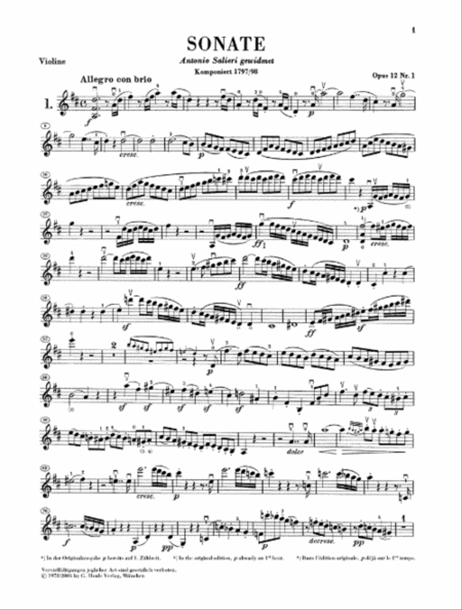 Sonatas for Piano and Violin – Volumes I & II
