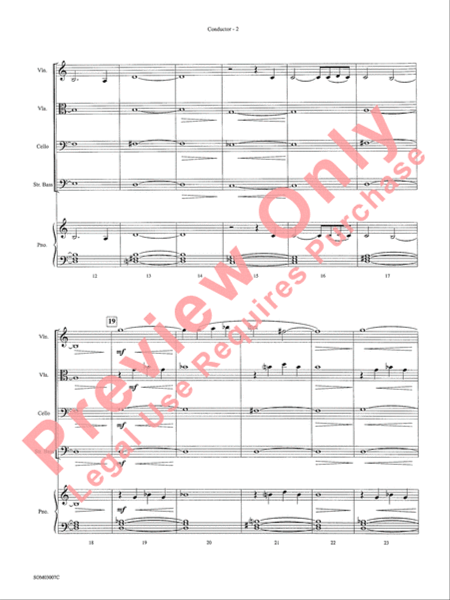 Gollum's Song (from The Lord of the Rings: The Two Towers) String Orchestra scores gallery preview page 4