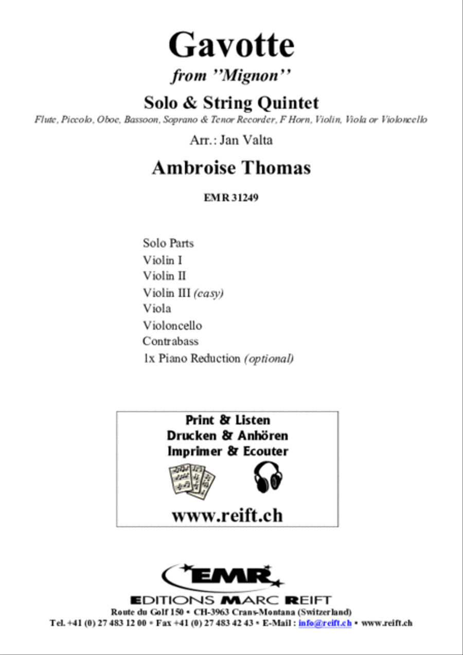 Gavotte Bassoon scores gallery preview page 2