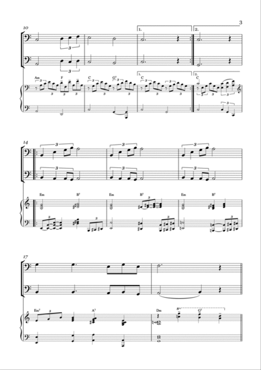 Can't Help Falling In Love String Duet scores gallery preview page 3