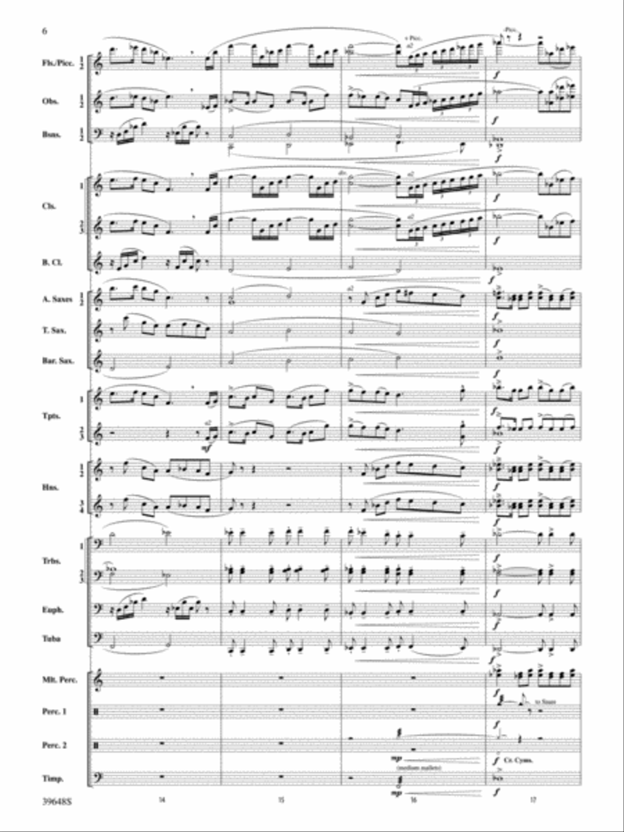 A Childhood Remembered: Score Concert Band scores gallery preview page 6