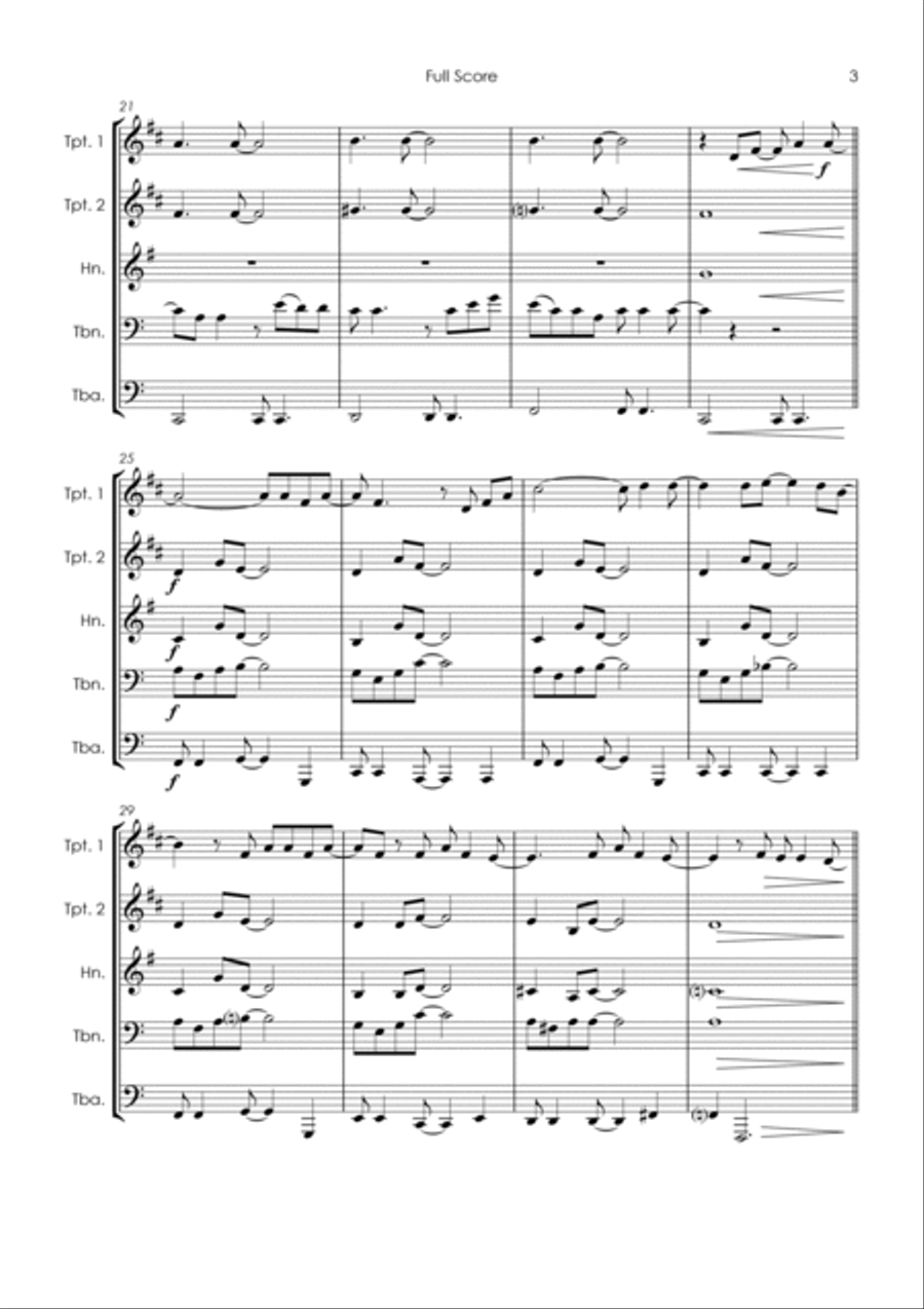 Everything Everything Horn scores gallery preview page 5