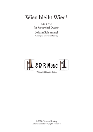 Book cover for Wien Bleibt Wien! March for Woodwind Quartet