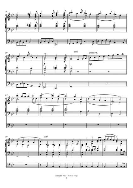 Easy Organ Preludes - leichte Orgelpräludien | Danket dem Herrn (Thank ye the lord) image number null