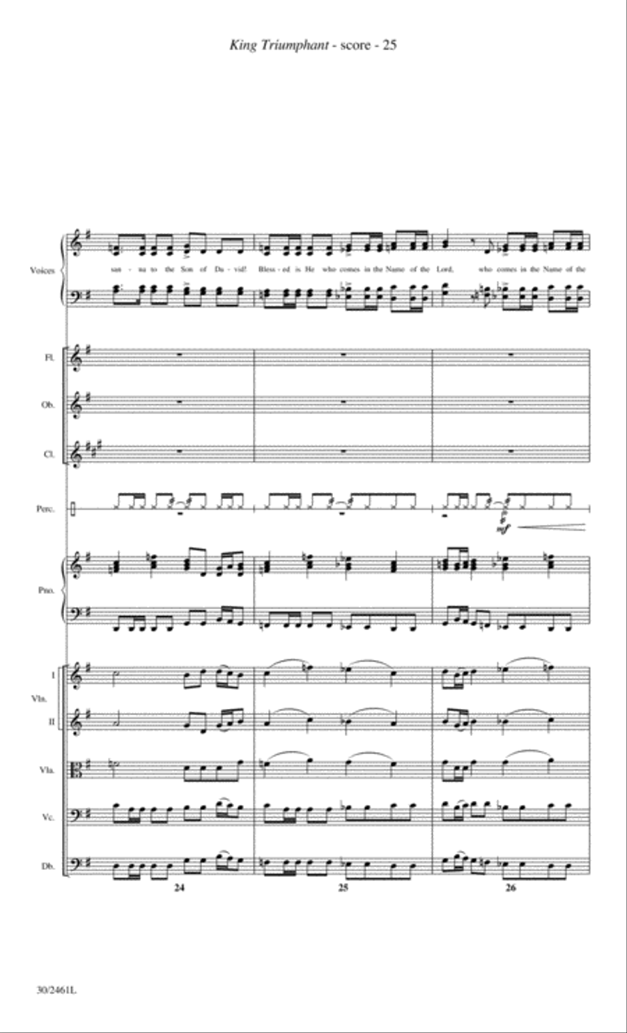 Journey to the Cross - Orchestral Score and Parts Choir scores gallery preview page 27