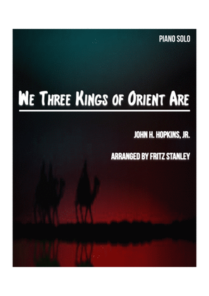 Book cover for We Three Kings of Orient Are - Piano Solo