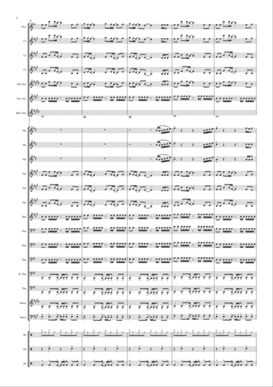 Animals Marching Band scores gallery preview page 6