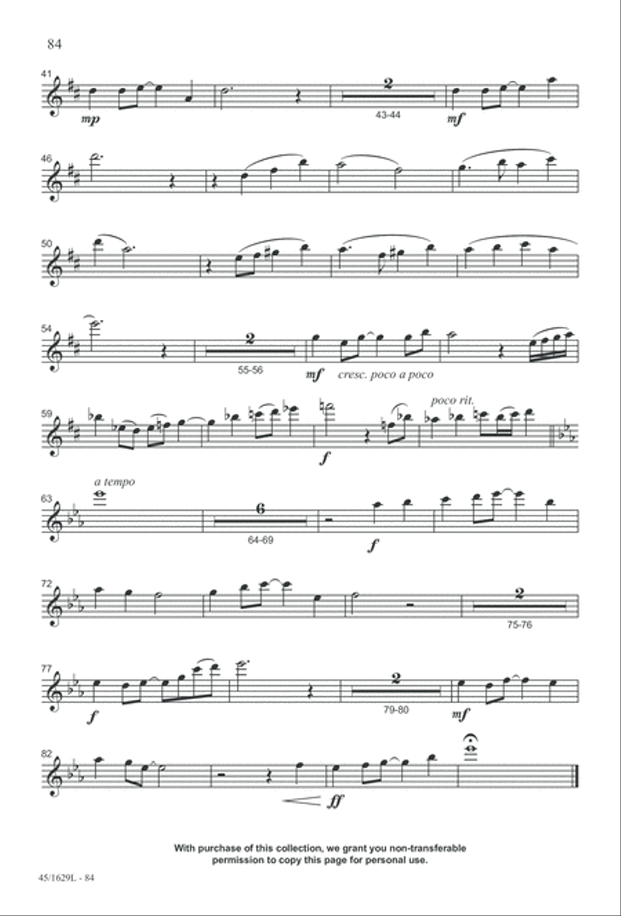 Hymns We Love to Sing, Vol. 2 3-Part scores gallery preview page 84