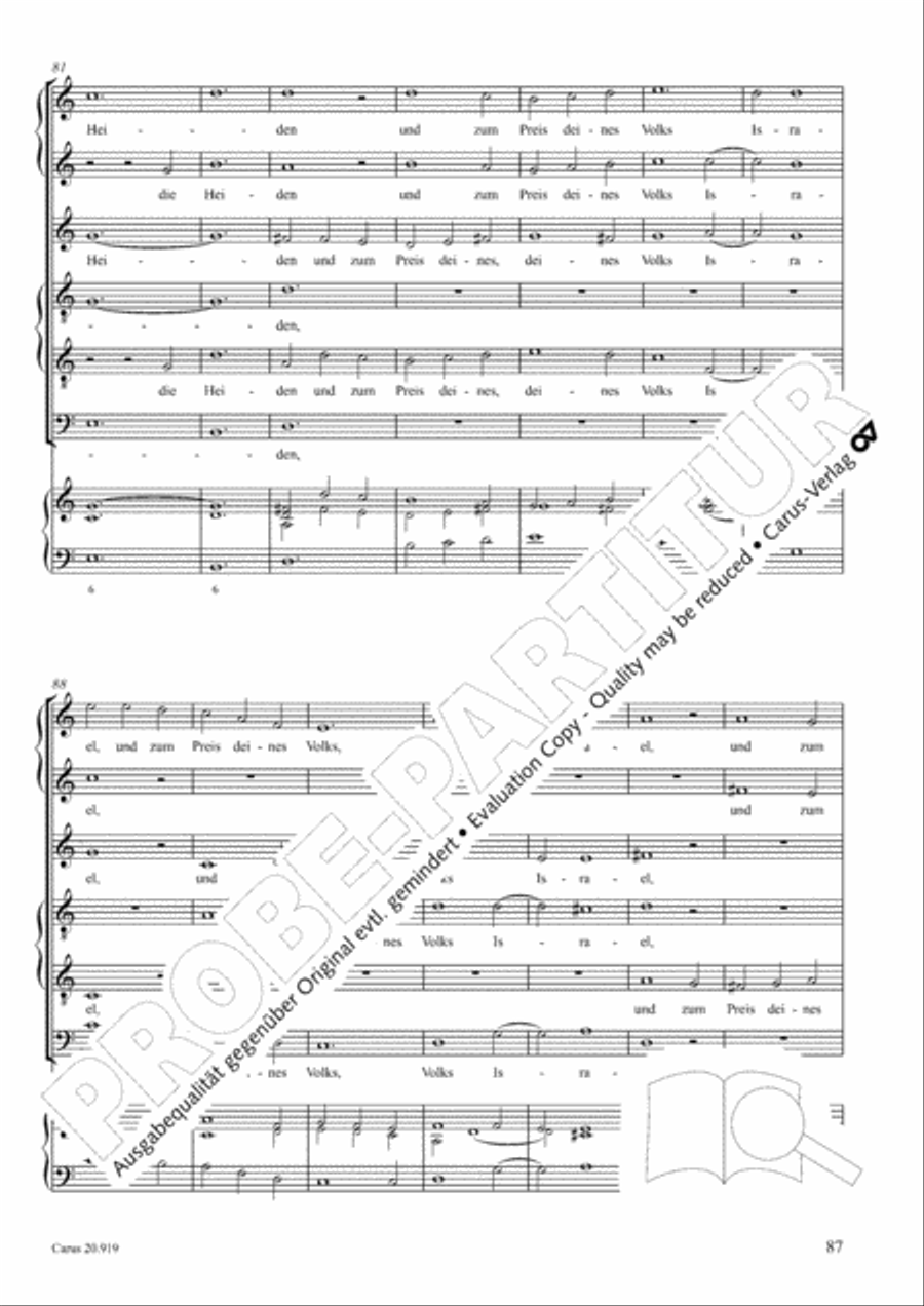 Opera varia I. Works with 1-7 parts (Complete edition, vol. 19) [Werke mit 1-7 obligaten Stimmen] Score scores gallery preview page 144