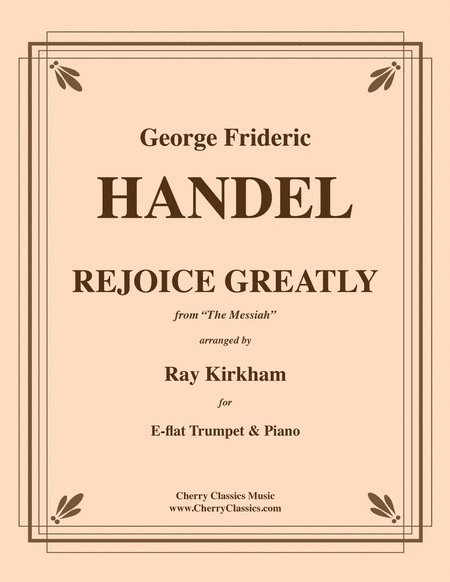Rejoice Greatly from the Messiah for Trumpet & Piano
