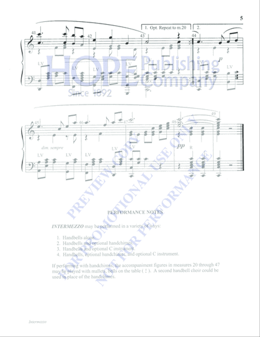 Intermezzo 5-Octaves scores gallery preview page 5
