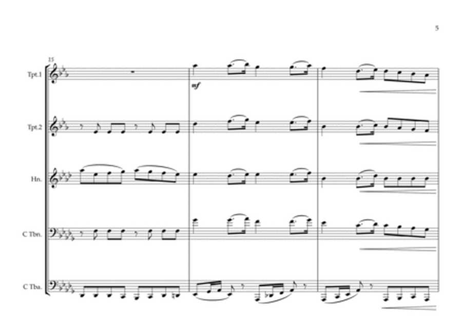 Nicaraguan National Anthem for Brass Quintet image number null