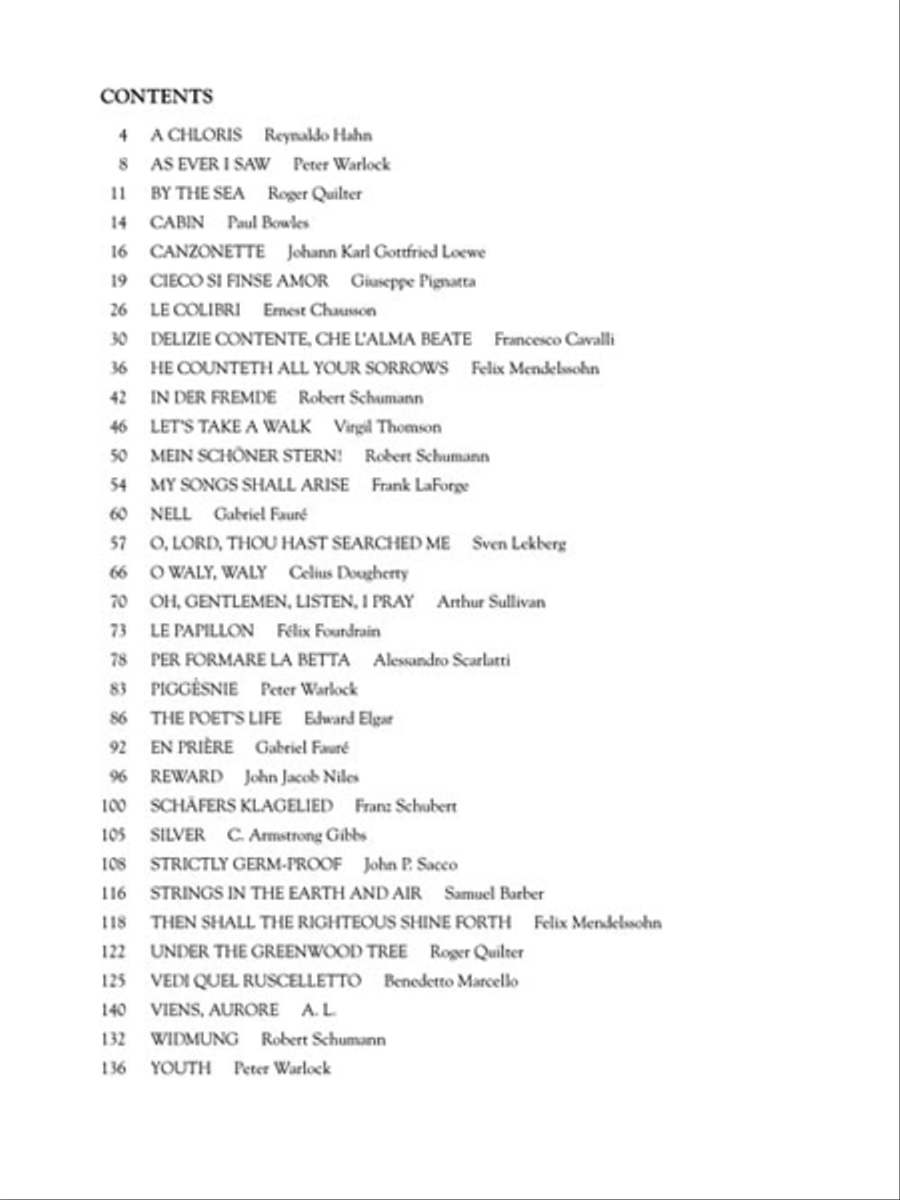 The Second Book of Tenor Solos Part II Tenor Voice scores gallery preview page 3