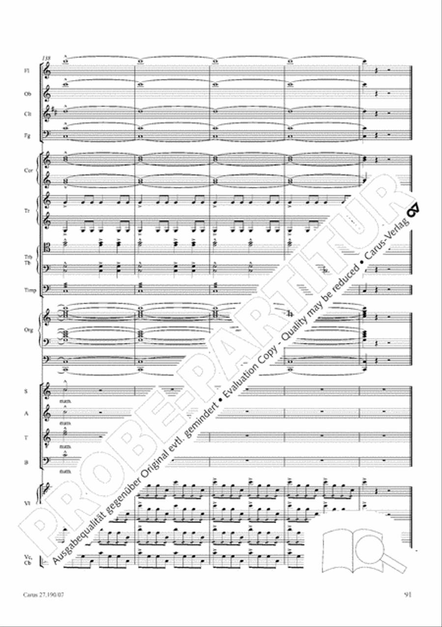 Te Deum Te Deum 4-Part scores gallery preview page 99