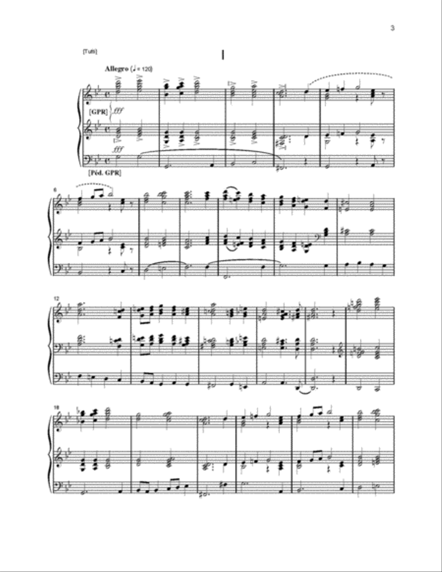Symphonie VI in G Minor Organ scores gallery preview page 4