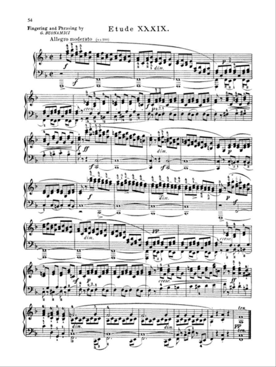 Bertini: Forty-eight Studies, Op. 29 & 32 Piano Method scores gallery preview page 1