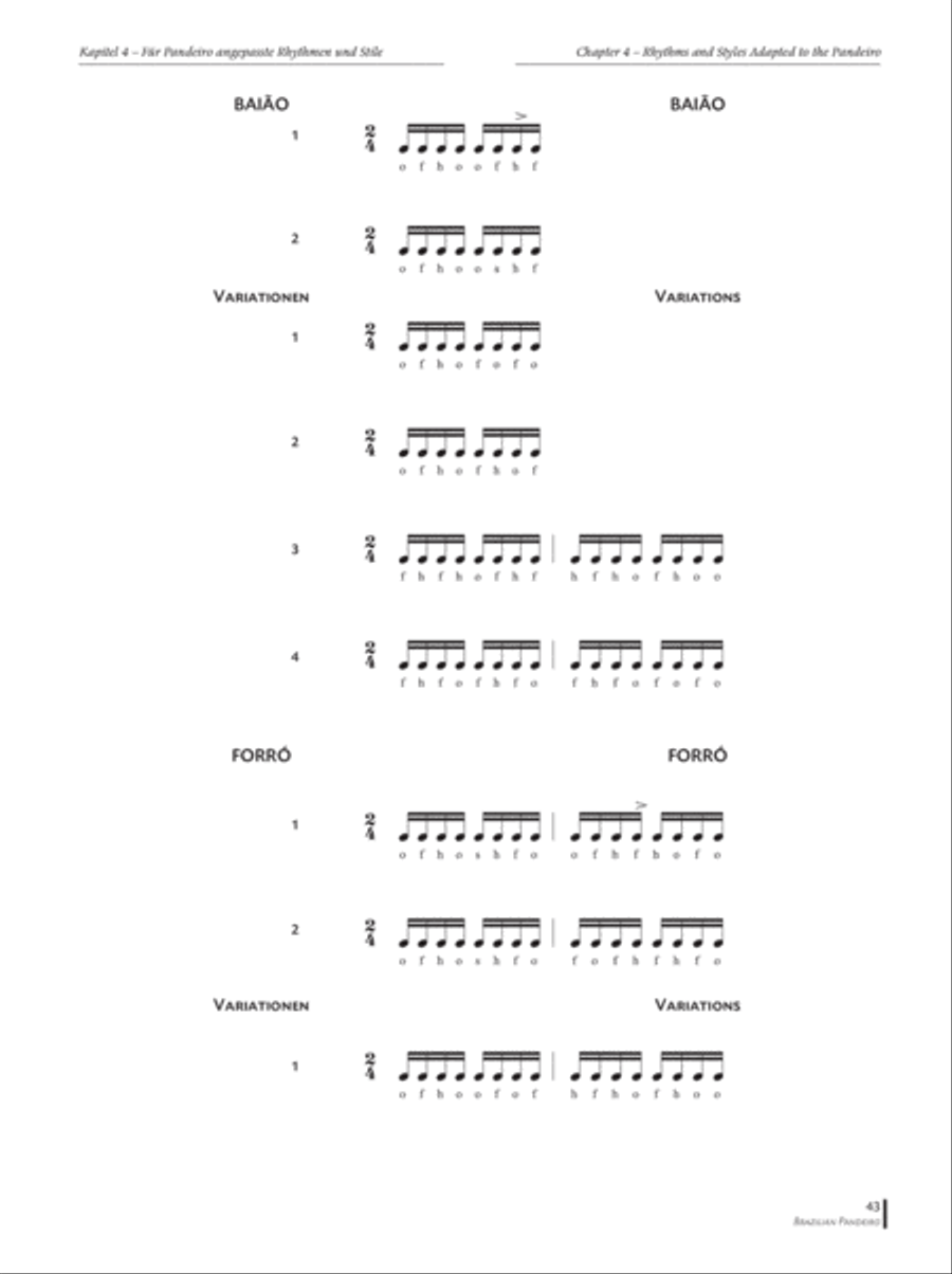 Brazilian Pandeiro Brazilian Pandeiro Percussion scores gallery preview page 9