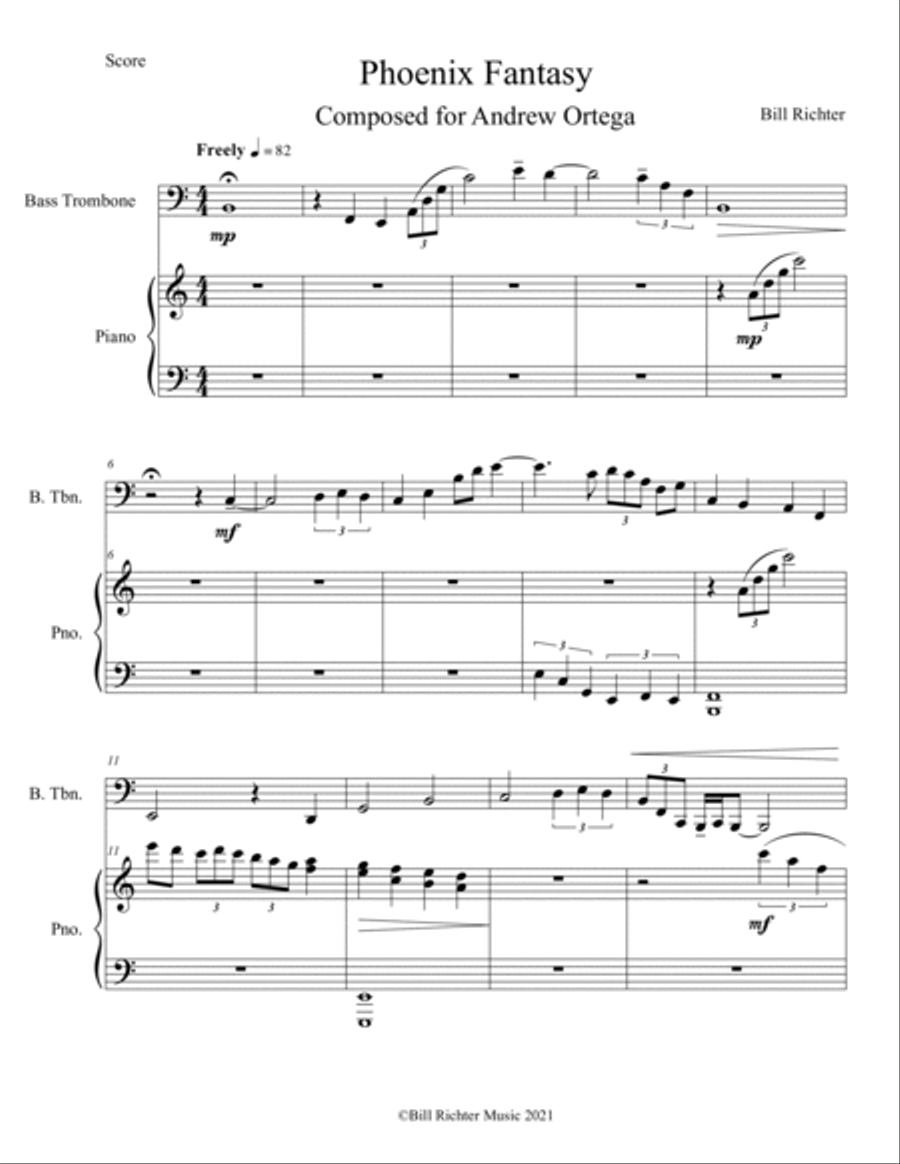 Phoenix Fantasy Piano scores gallery preview page 3