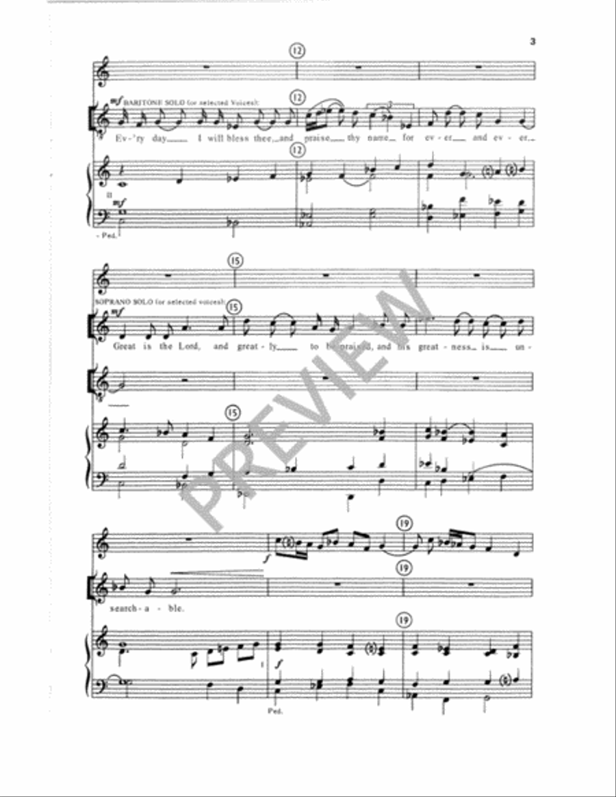Psalm 145 Unison Choir scores gallery preview page 4