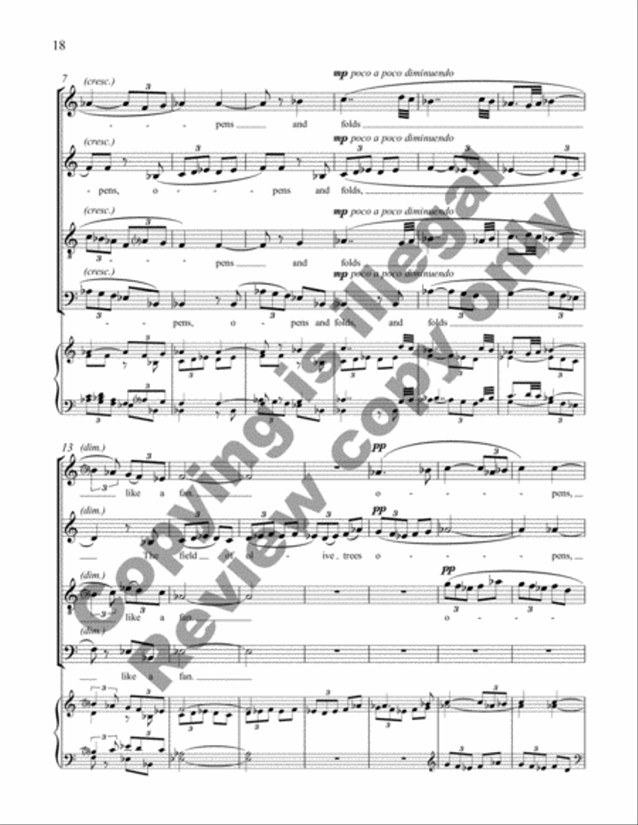 Landscapes and Silly Songs Divisi scores gallery preview page 32