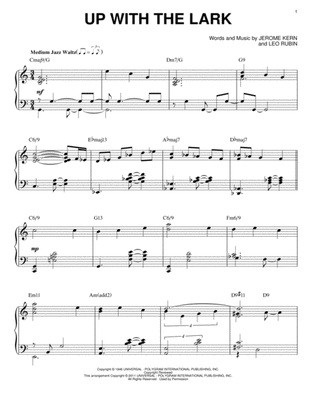 Book cover for Up With The Lark [Jazz version] (arr. Brent Edstrom)