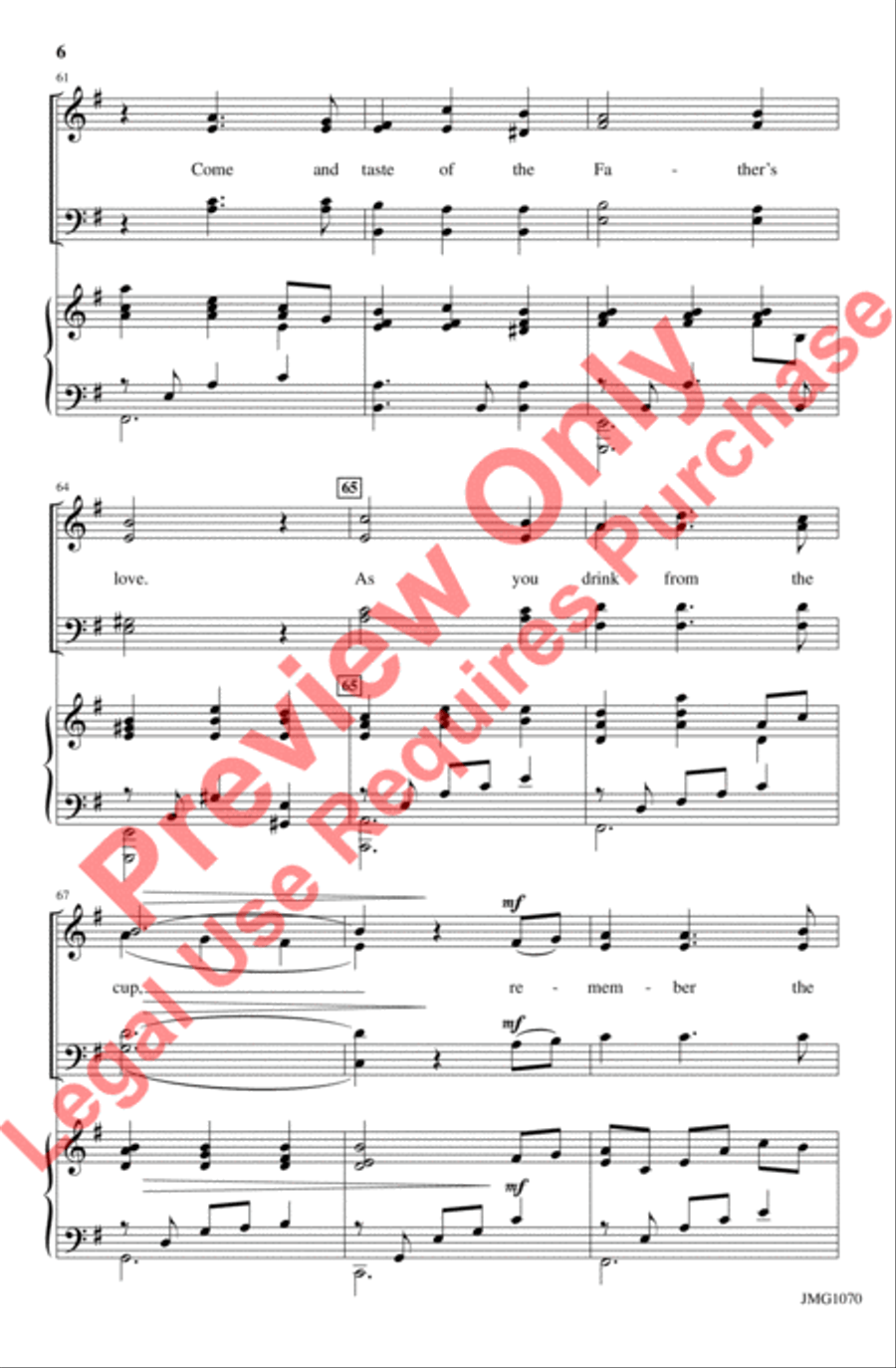 I Am Light, I Am Life, I Am Love 4-Part scores gallery preview page 7