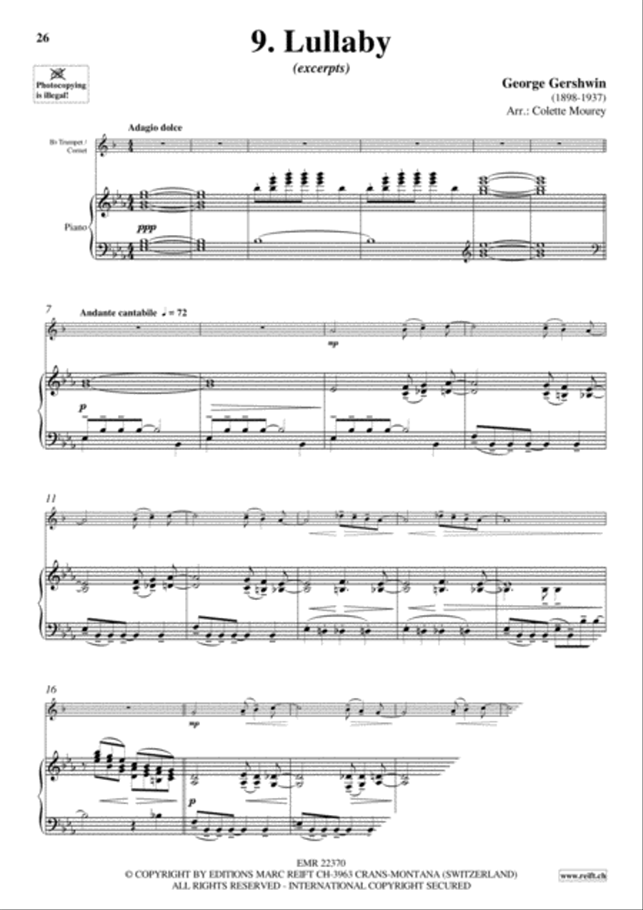 Gershwin 20 Greatest Hits Cornet scores gallery preview page 11