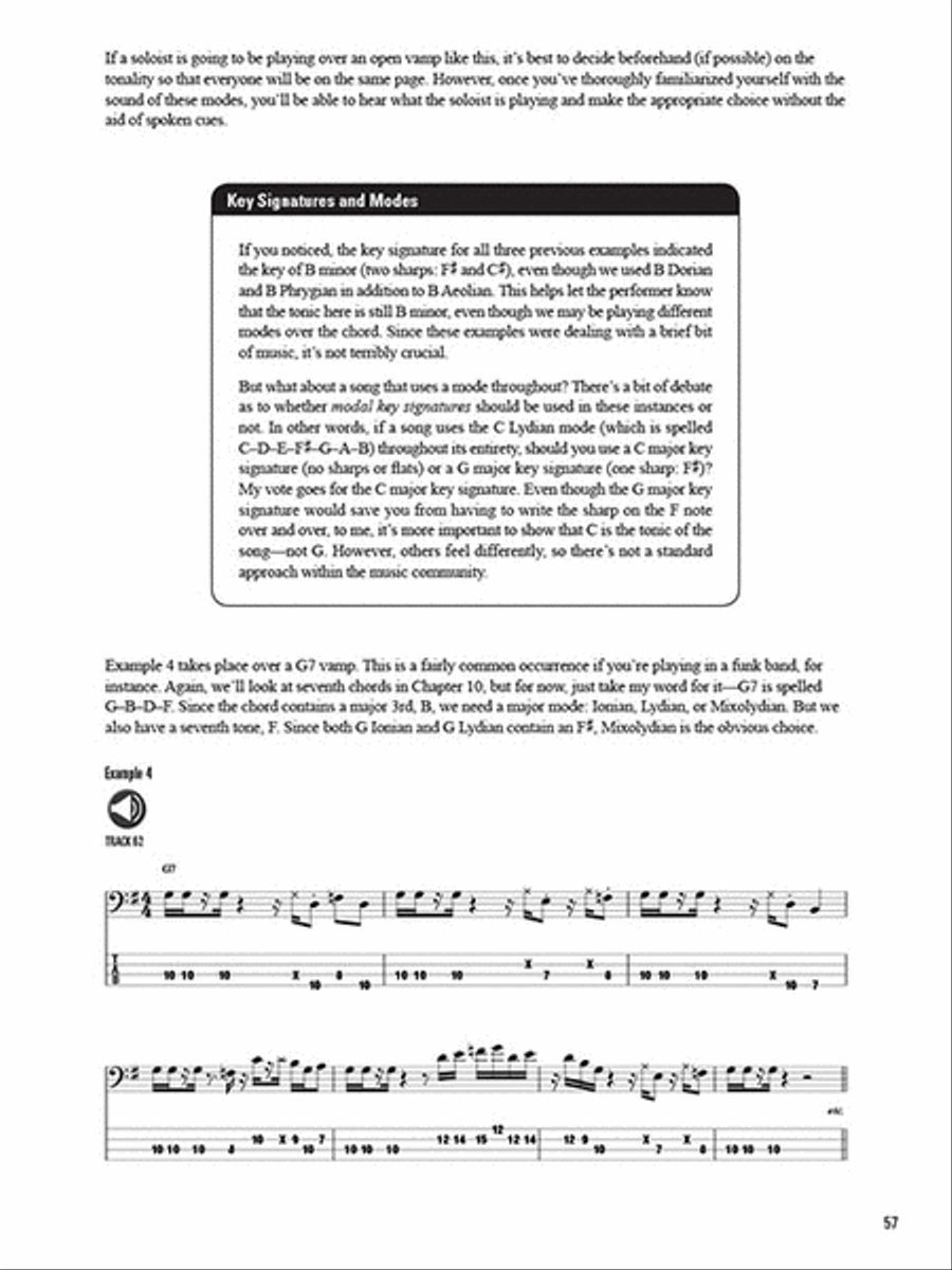 Bassist's Guide to Scales Over Chords Collection / Songbook scores gallery preview page 5