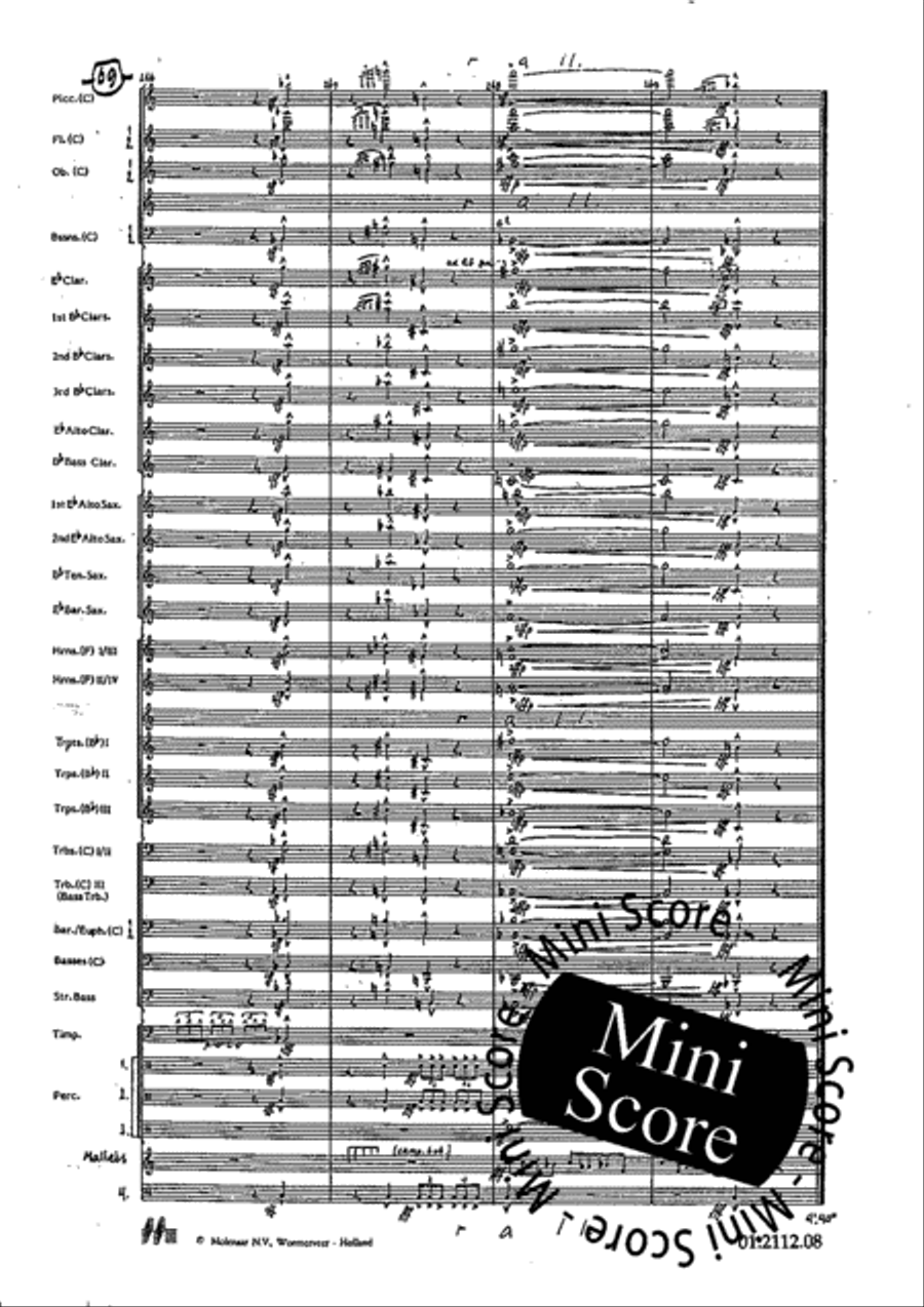 Tre Dodecapricci Tre Dodecapricci Concert Band scores gallery preview page 75