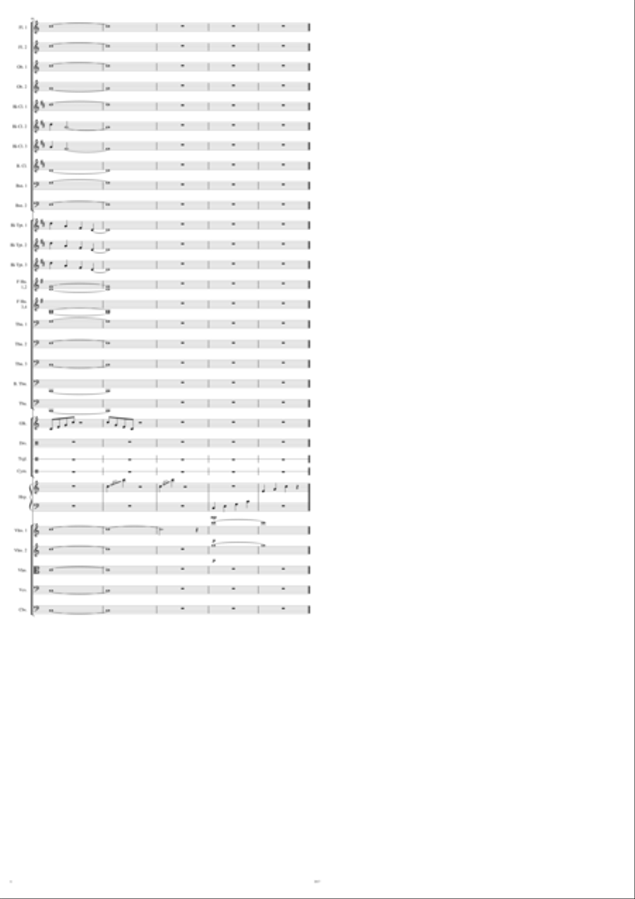 Portal to Caverns of Time Full Orchestra scores gallery preview page 6