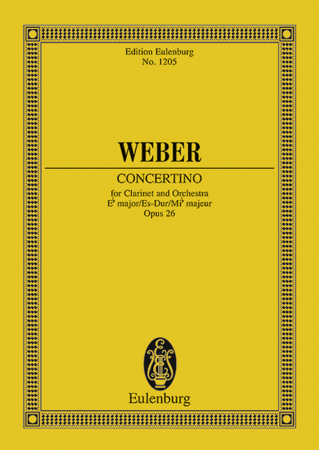Concertino in E flat Major, Op. 26
