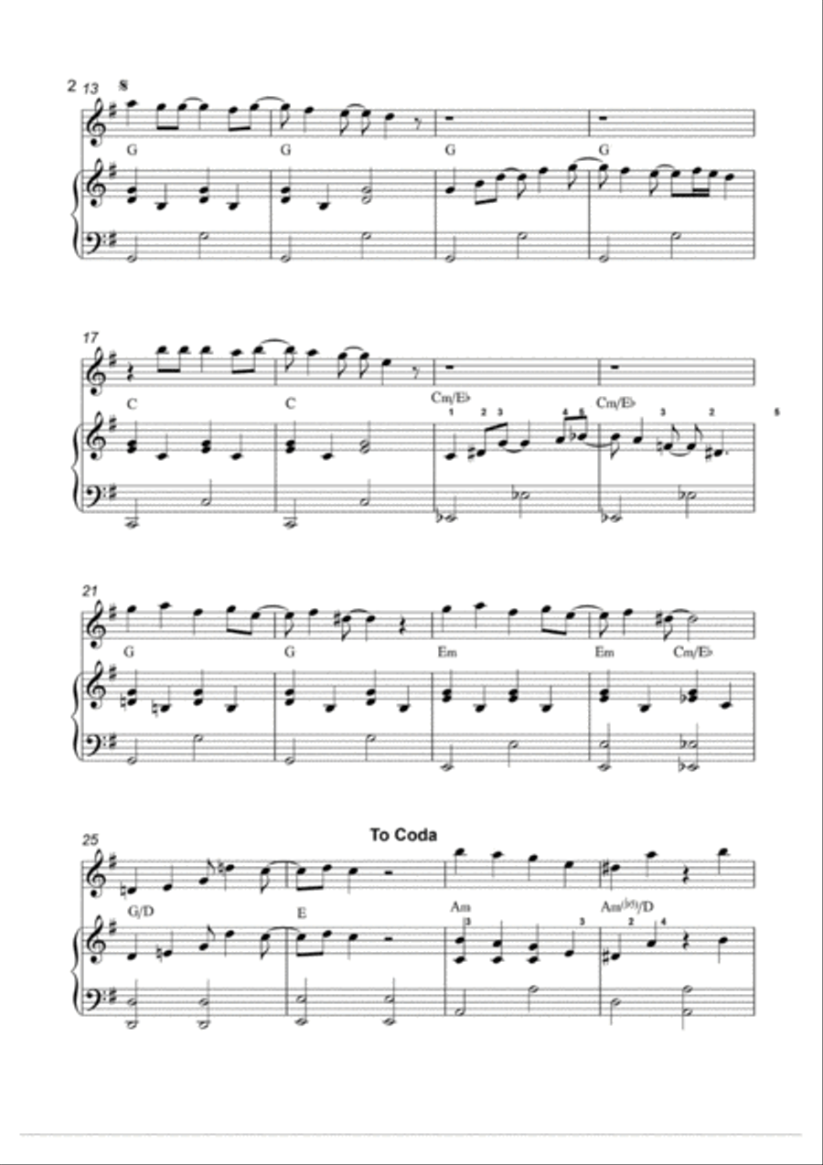All I Want For Christmas Is You Woodwind Duet scores gallery preview page 3