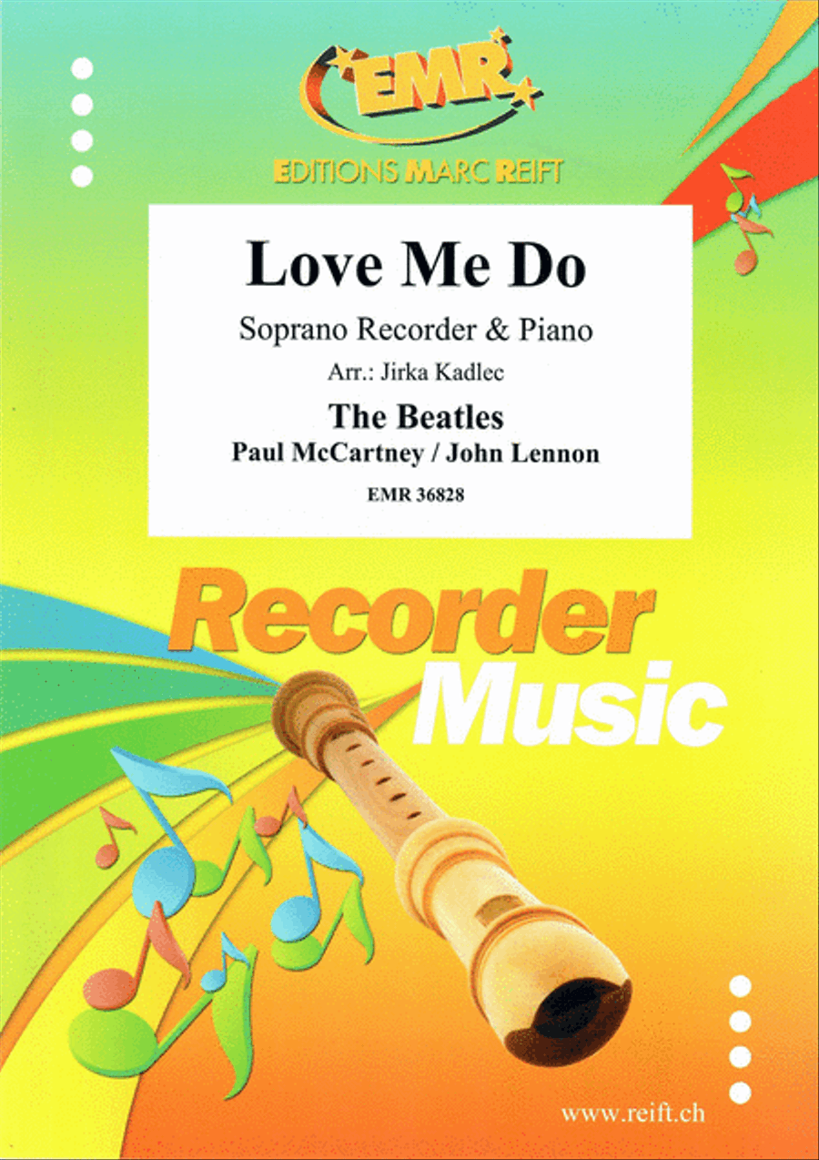 Love Me Do Soprano Recorder scores gallery preview page 1
