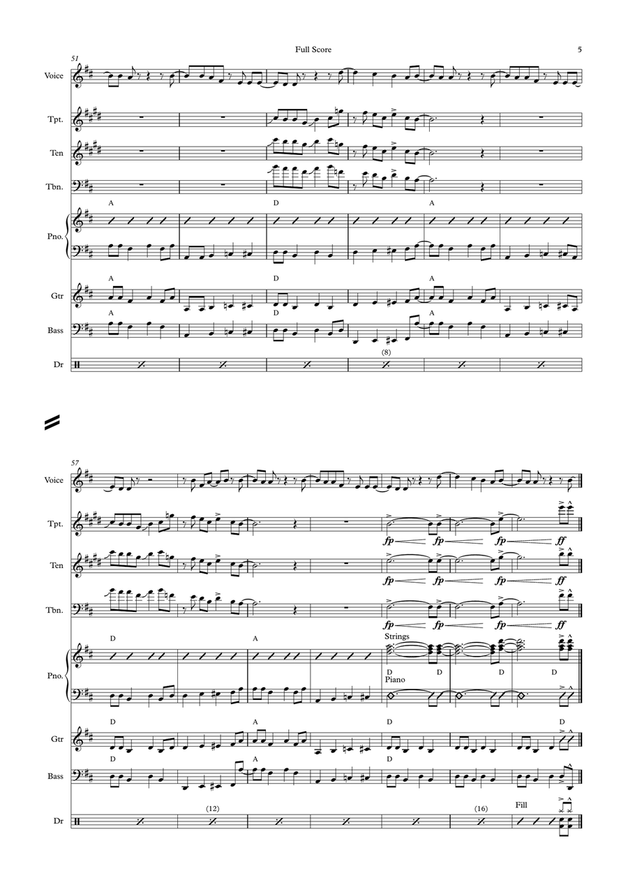 Waterloo Large Ensemble scores gallery preview page 5