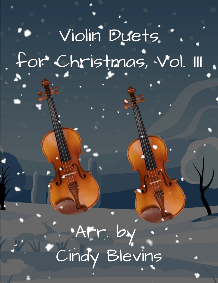 Violin Duets for Christmas, Vol. III (12 Arrangements) String Duet scores gallery preview page 1