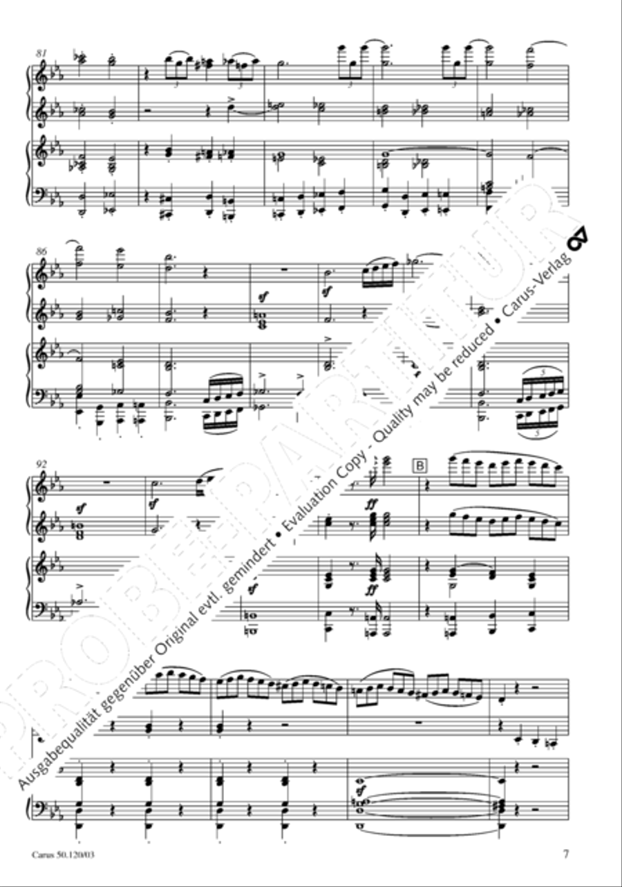 Christoforus + Das Tochterlein des Jairus (Gesamtausgabe, Bd. 9) 4-Part scores gallery preview page 8