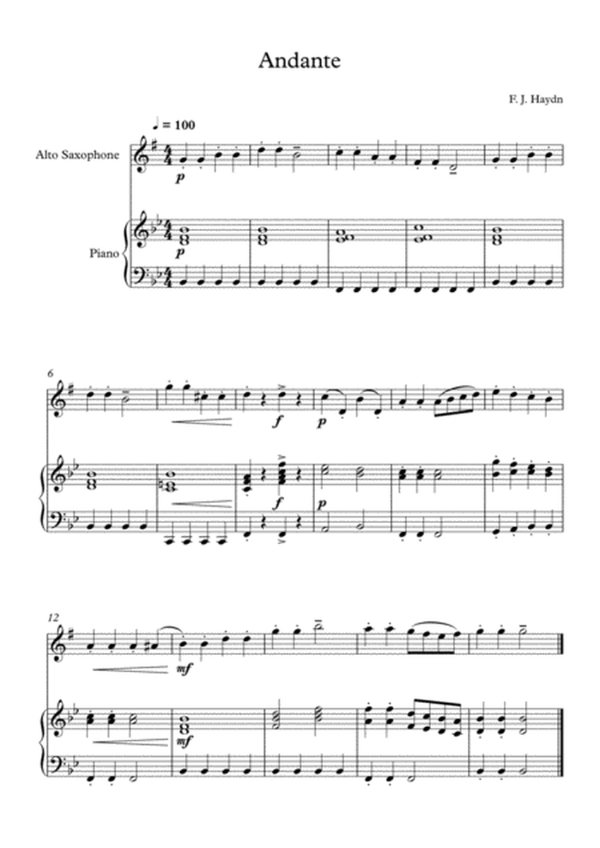 10 Easy Classical Pieces For Alto Saxophone & Piano Vol. 4
