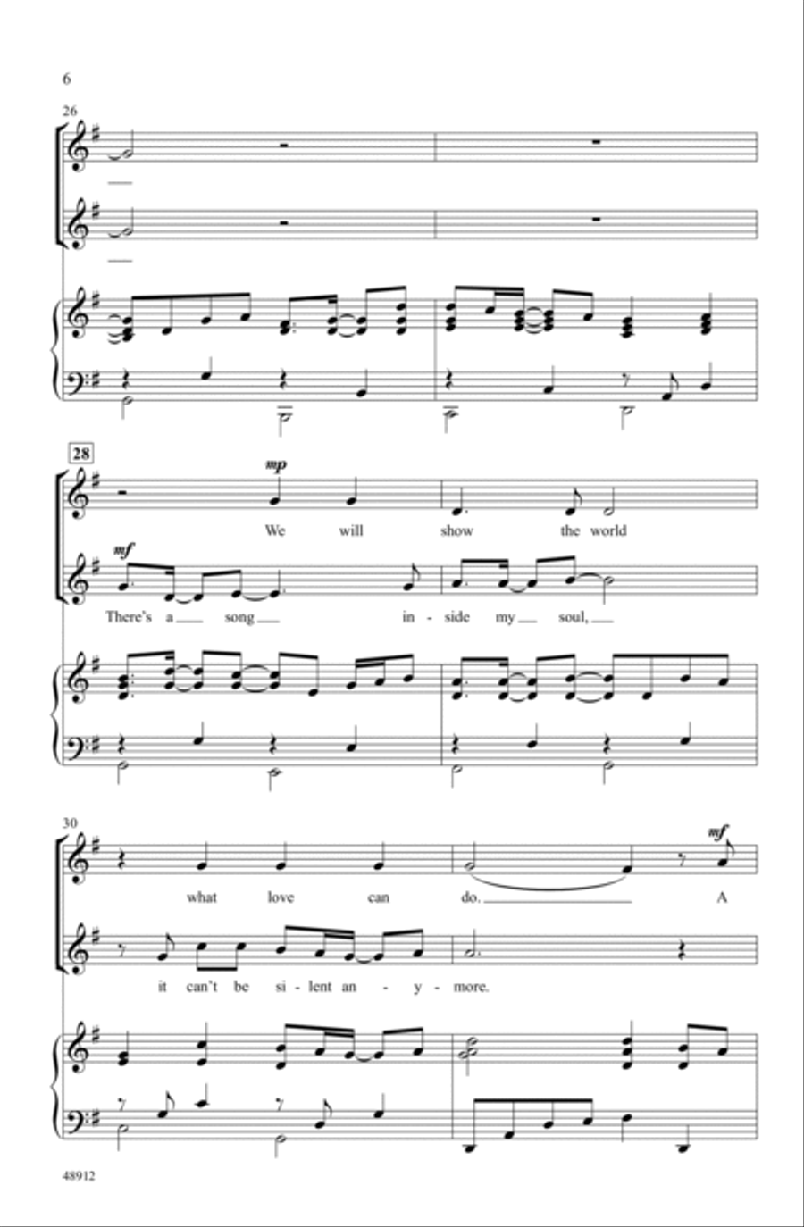 What Love Can Do Choir scores gallery preview page 5