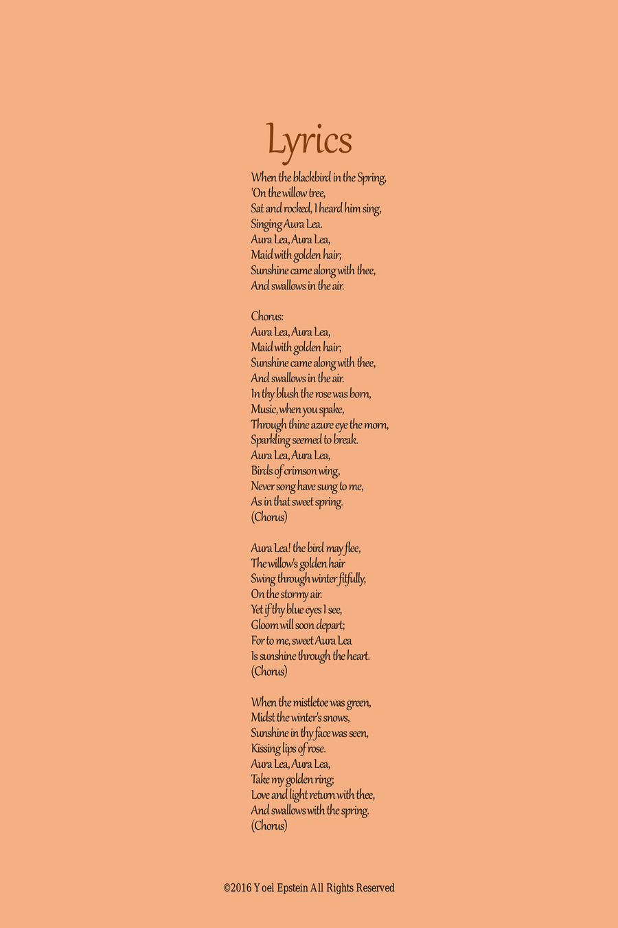 Aura Lee - Love song for Flute Choir Flute Choir scores gallery preview page 3