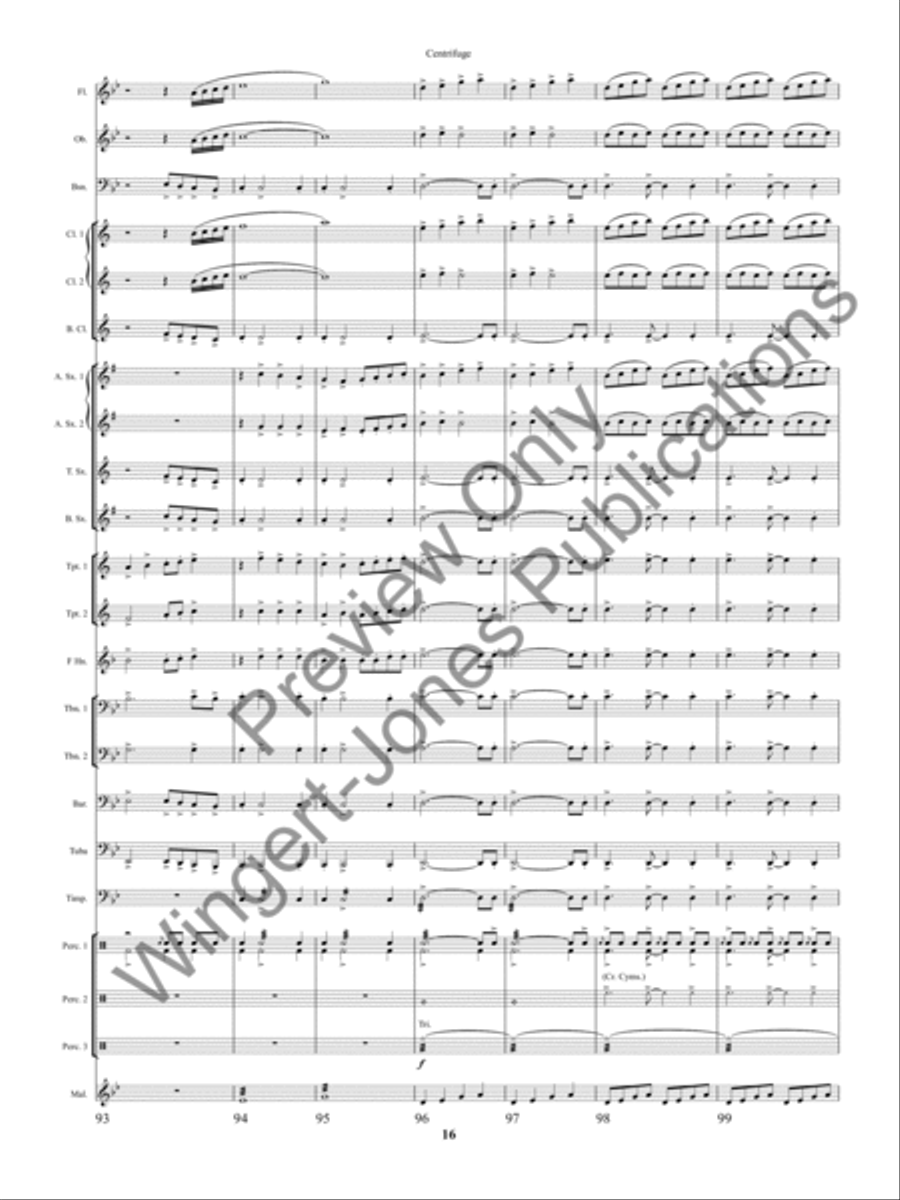Centrifuge Centrifuge Concert Band scores gallery preview page 19
