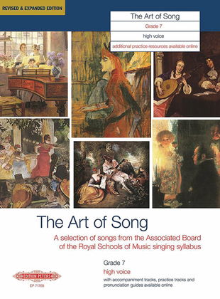 Book cover for The Art of Song, Grade 7 (High Voice)
