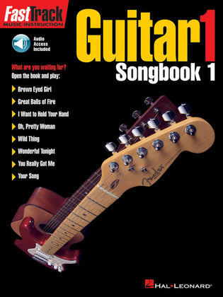 Book cover for FastTrack Guitar Songbook 1 – Level 1
