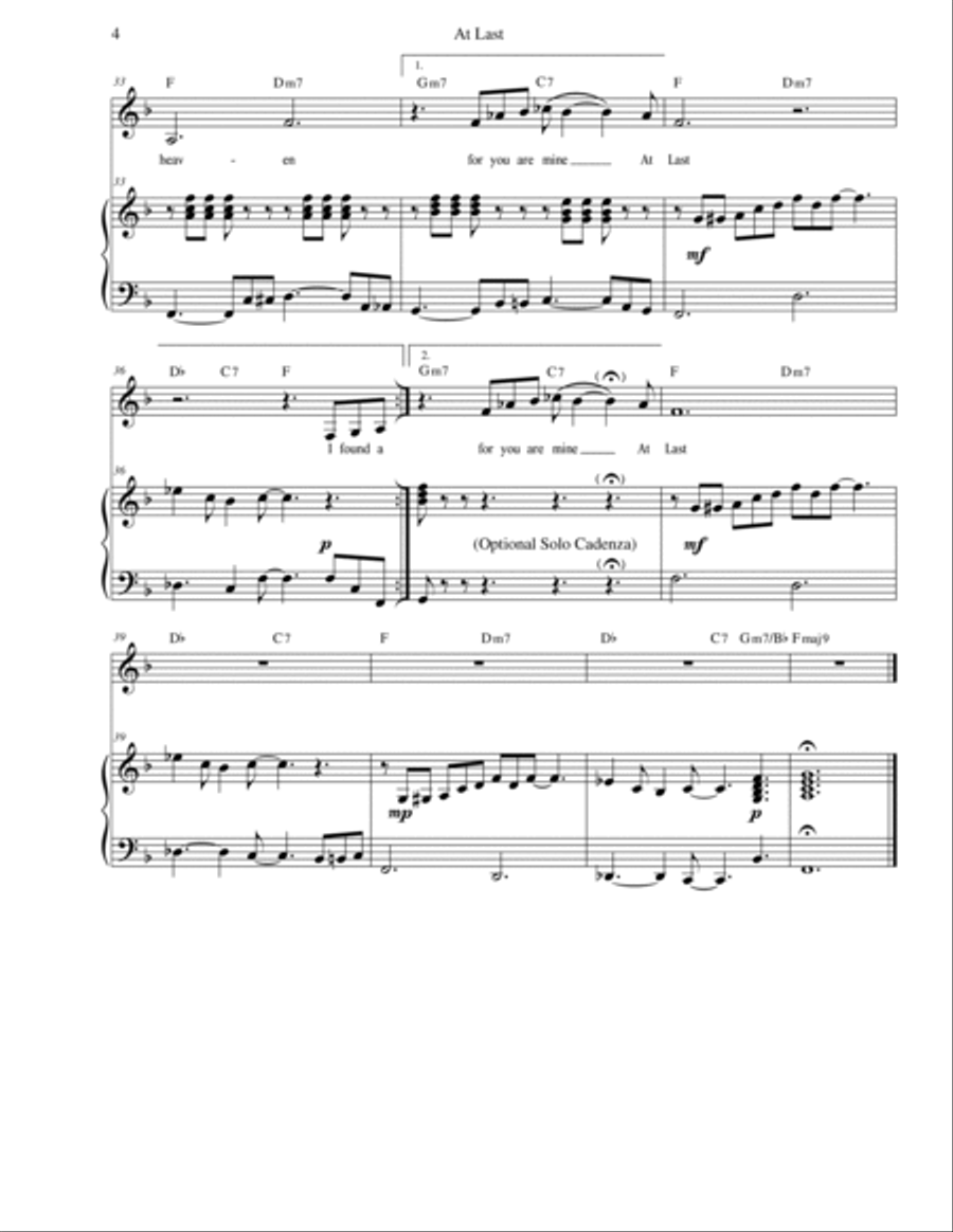 At Last B-Flat Clarinet scores gallery preview page 5