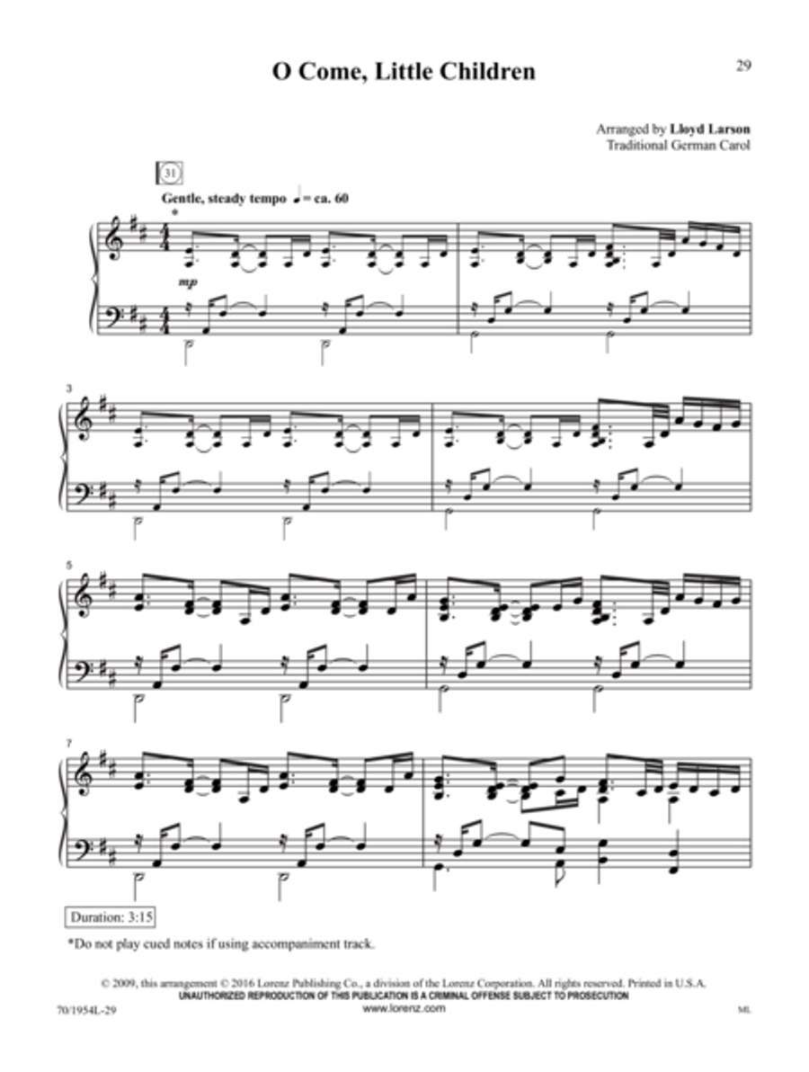 Christmas in Ivory Piano Solo scores gallery preview page 18