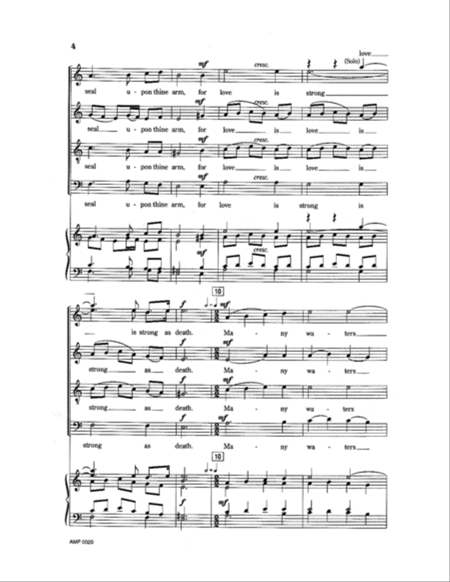 Set Me as a Seal 4-Part scores gallery preview page 5